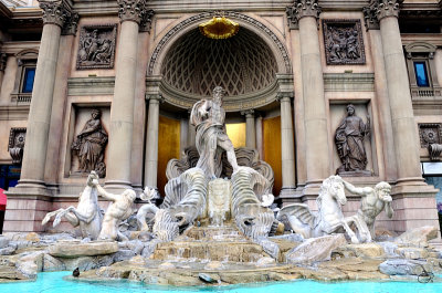 Caesars Palace Trevi Fountain Replica