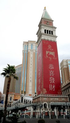 Venitian Tower All Dressed Up For Chinese New Year