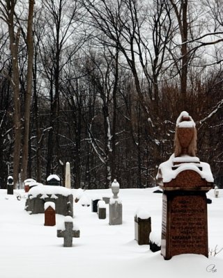 A Cross And Some Urns