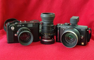 Leica CL & Panasonic GF1