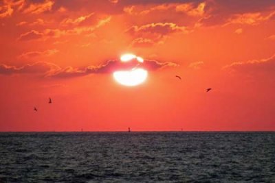 Sunset at Gulf Pier