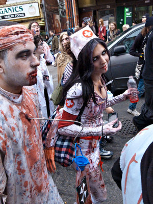 Toronto Zombie Walk 2010 - Nurse
