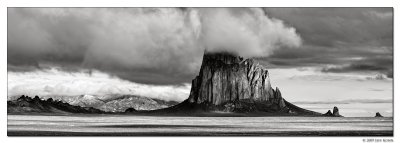 Shiprock and Storm Clouds 2