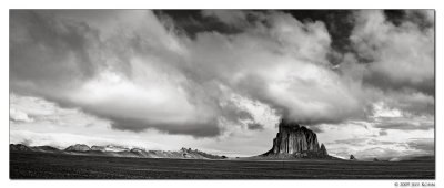 Shiprock and Storm Clouds 3