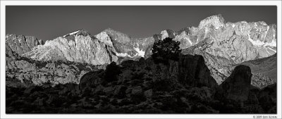 Morning Light on the Sierra Nevada, Starlite Drive