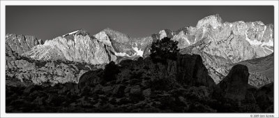 Morning Light on the Sierra Nevada, Starlite Drive