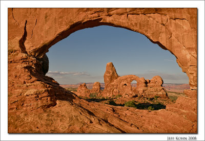 North Window View on Turret Arch