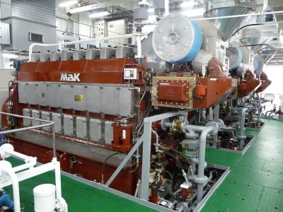 Ship service generators