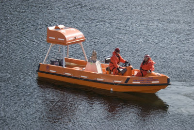 Rescue Boat crew out training