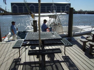Our captain readies the boat