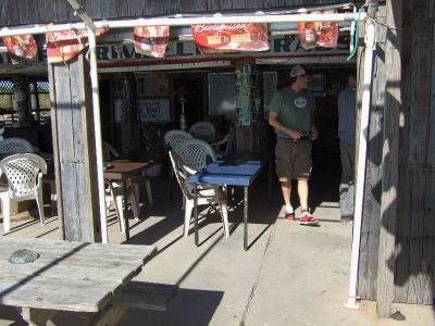 The bar is open (9am)
