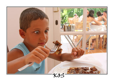 Breakfast in Kos, August 2007