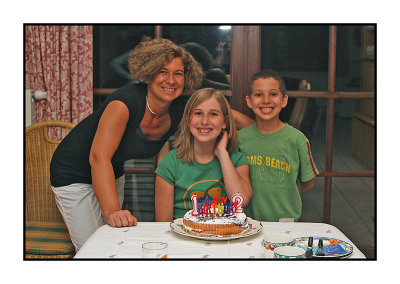 Jolien's 12th birthday, August 2008
