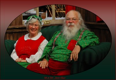 Mr and Mrs Santa Clause  /   For the children  / Taken at the North Pole