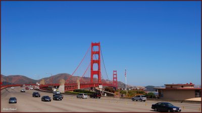  Golden  Gate Bridge Highway composition.