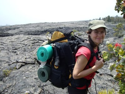 anem al Volcano Park on una amable ranger ens va informar sobre com detectar una possible erupció volcànica