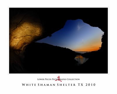 Rock Art - Lower Pecos Style @ White Shaman Shelter