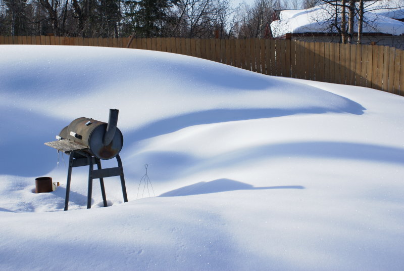 The grill in sun