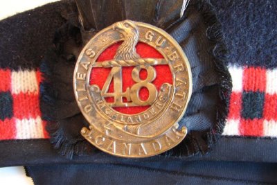 CEF 15th Battalion 48th Highlanders cap badge