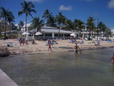 Beach at my hotel in Key West