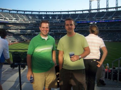 Skinner and I at the Mets game