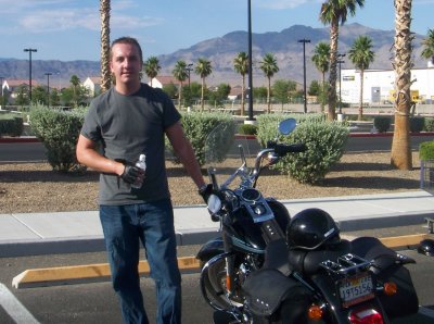 Me with bike in Nevada