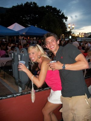 Bridget and John at Alive at 5 in Stamford, CT