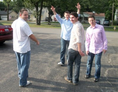 Crew of groomsmen for Dok's wedding