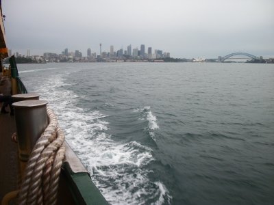 The ferry to Manly from Sydney