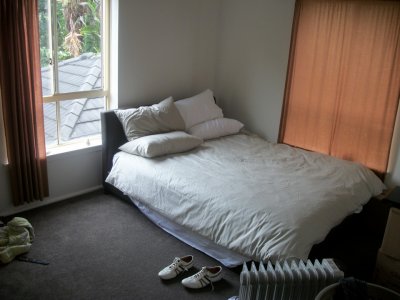 A basic bedroom