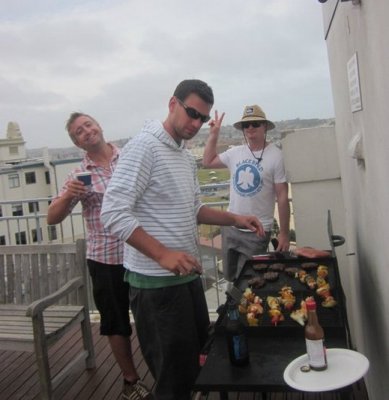 BBQ on the rooftop again!