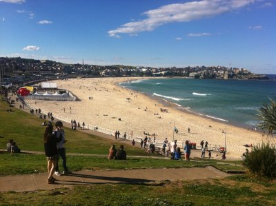 That's Bondi Beach and this is my second-to-last month living there!