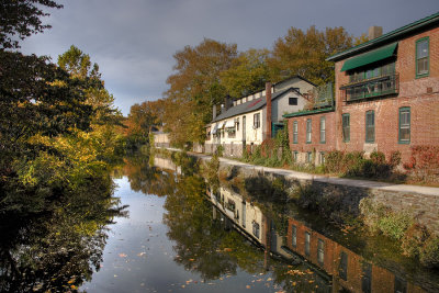 Lambertville Canal in HDR