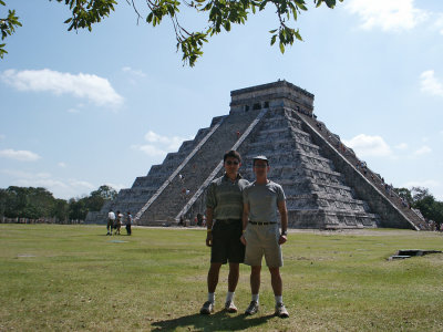 James and me in Mexico