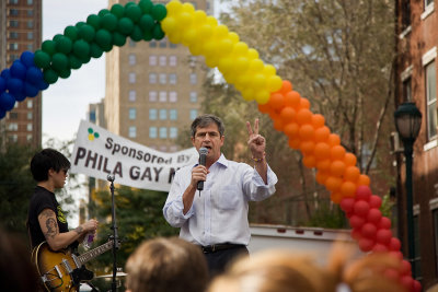 Joe Sestak at Outfest