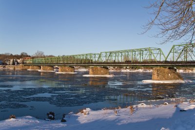 Free Bridge on a cold morning