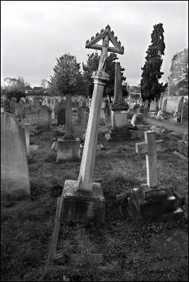 B&W Old Grave