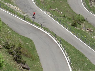 Auffahrt zum Pass