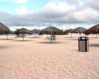 Aruba beach. early morning.
