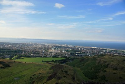 View over Edinburgh from Arthur's Seat