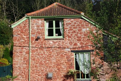 Cockington Window with a view