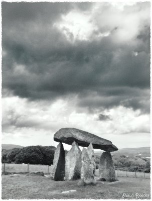 Pentre Ifan, portrait shot