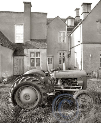 2442-Tractor in the Garden