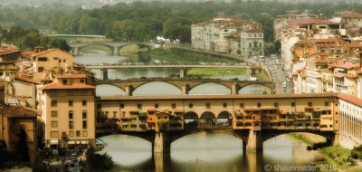 OH1033-Ponte Vecchio, late afternoon