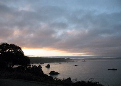 Trinidad Harbor at sunrise