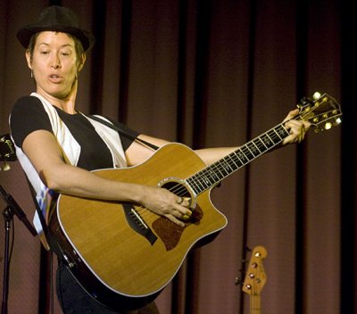 Michelle Shocked, Willy Porter in Chico, Calif., Sept. 17, 2008