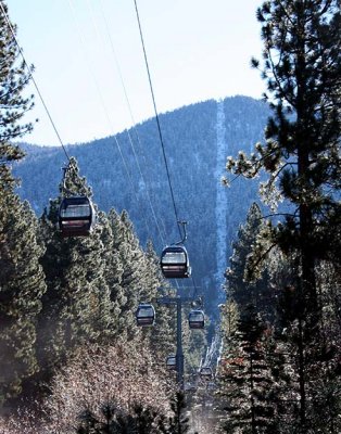 Heavenly ski resort's gondola, S. Lake Tahoe