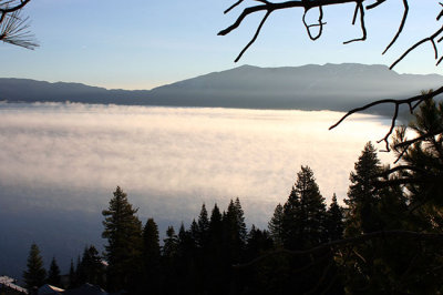 Friday morning at Tahoe, toward Emerald Bay