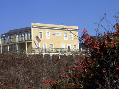 Mendocino Hotel, from the headlands