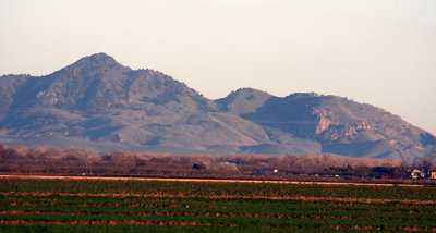 Sutter Buttes, from the west